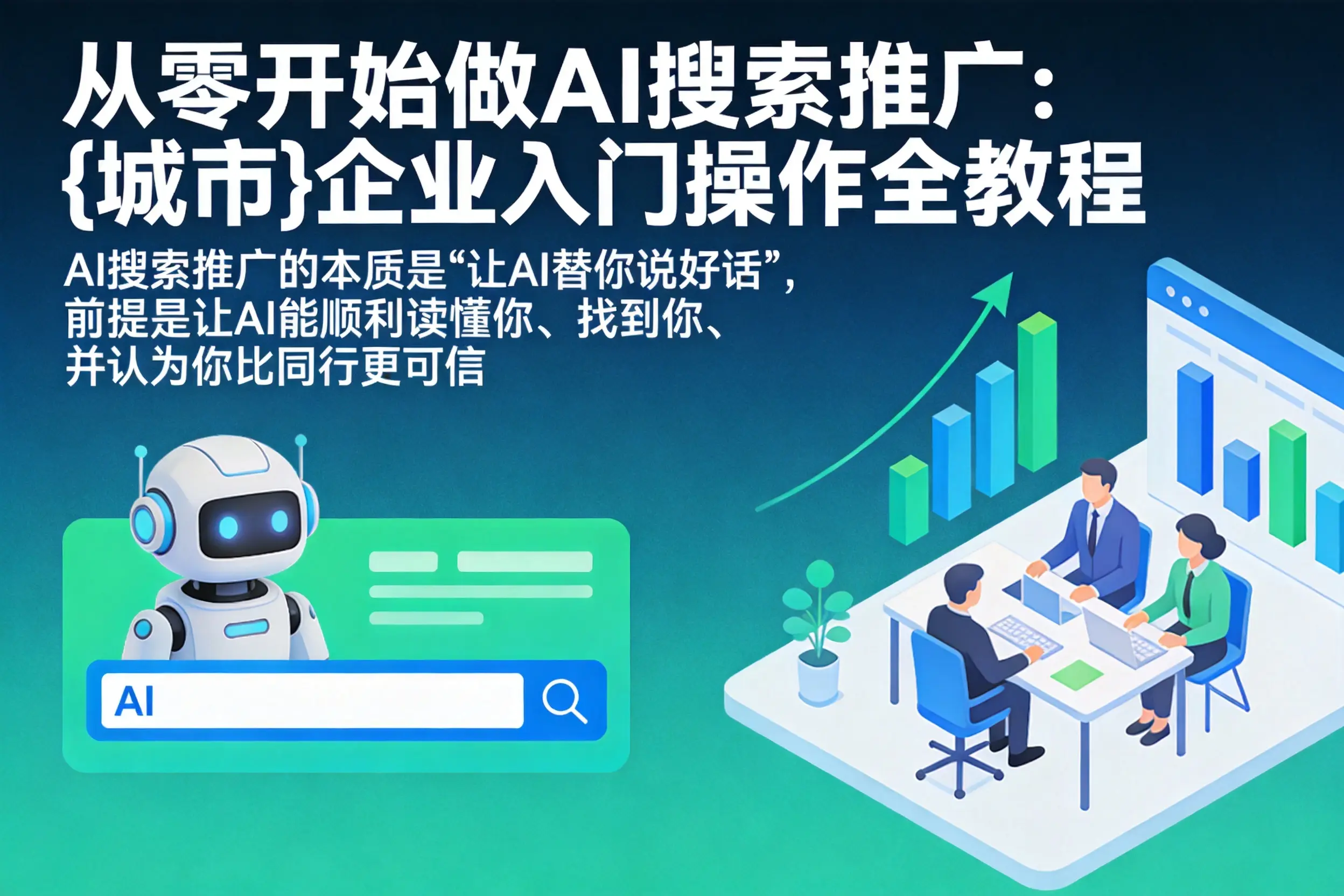 从零开始做AI搜索推广：昌吉企业入门操作全教程