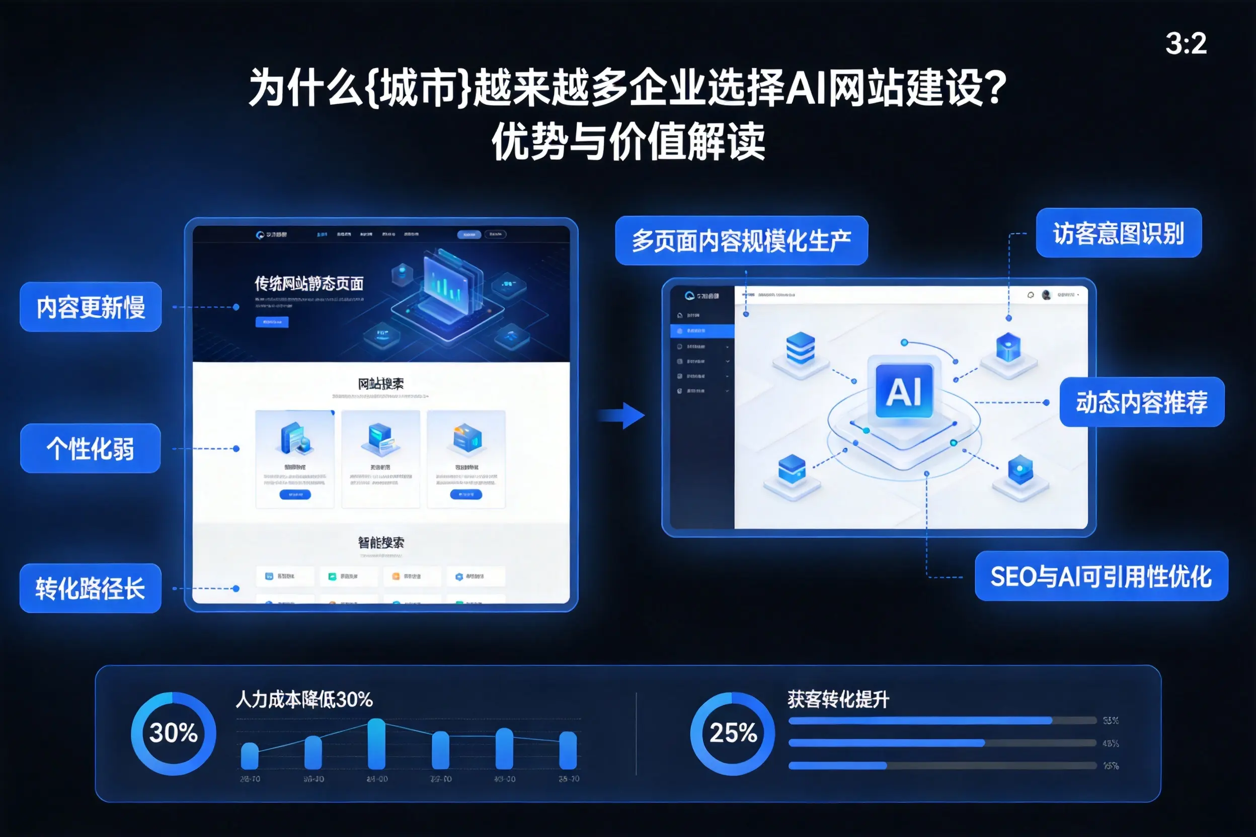 为什么昌吉越来越多企业选择AI网站建设？优势与价值解读